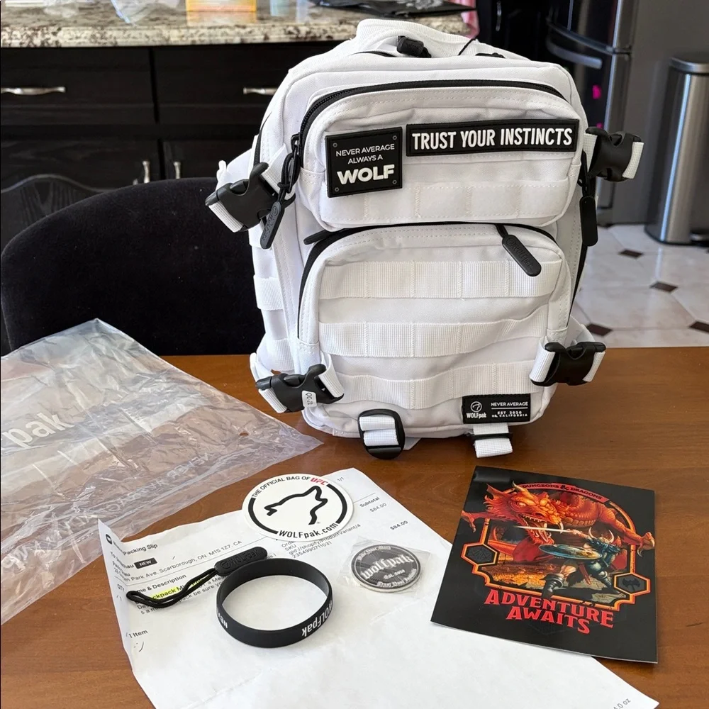 WOLFpak 9L MINI Backpack in Polar White - BRAND NEW - Picture 2 of 2